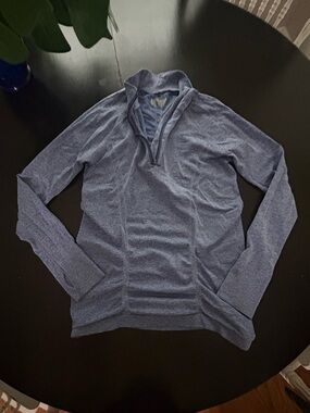 Athleta Woman’s Zip-Up in Heather Blue